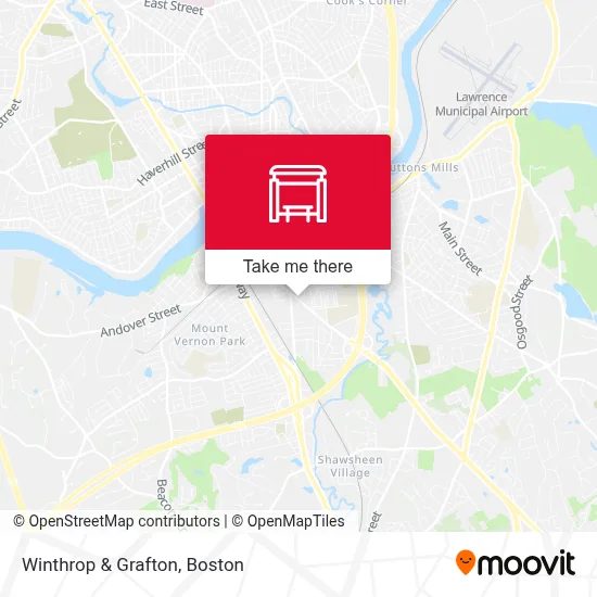 Winthrop & Grafton map