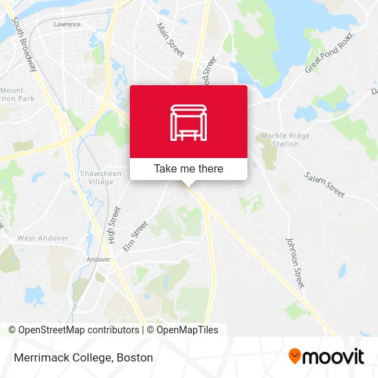 Merrimack College map
