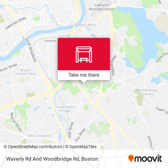 Mapa de Waverly Rd And Woodbridge Rd