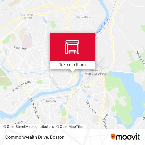 Commonwealth Drive map