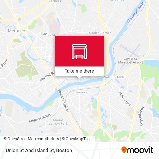 Union St And Island St map