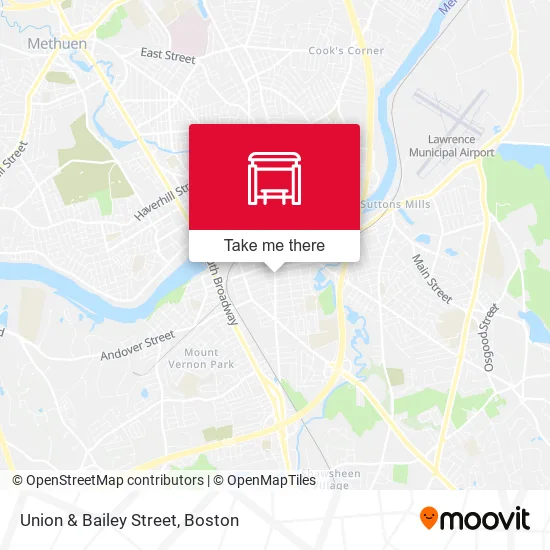 Union & Bailey Street map