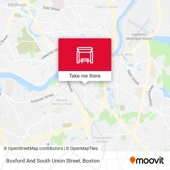 Boxford And South Union Street map