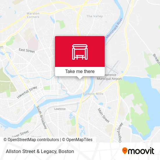 Allston Street & Legacy map