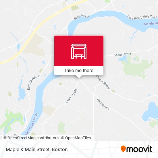 Maple & Main Street map