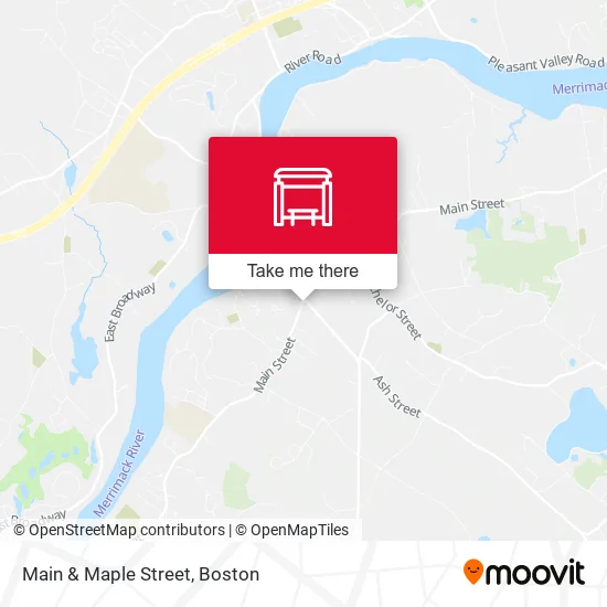 Main & Maple Street map