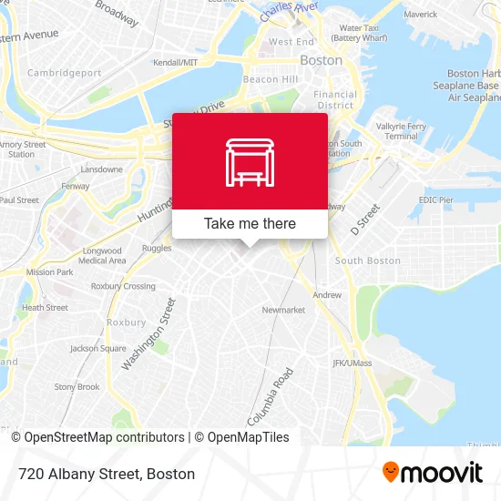 720 Albany Street map