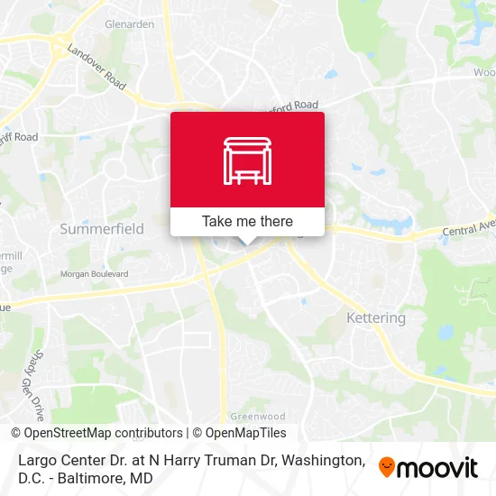 Largo Center Dr. at N Harry Truman Dr map