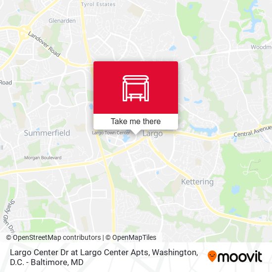 Mapa de Largo Center Dr at Largo Center Apts