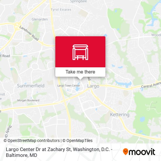 Mapa de Largo Center Dr at Zachary St