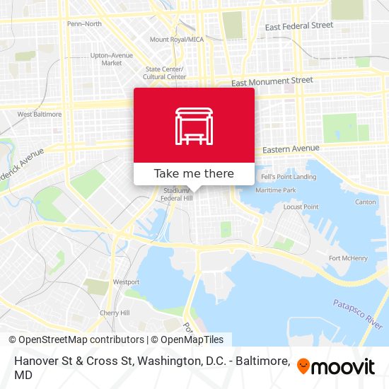Mapa de Hanover St & Cross St