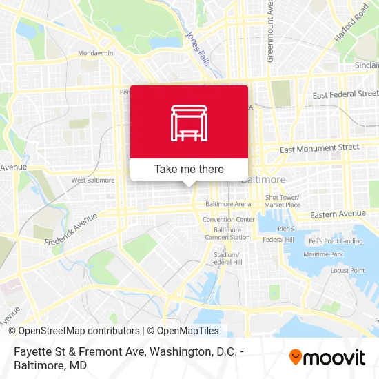 Fayette St & Fremont Ave map