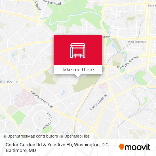 Mapa de Cedar Garden Rd & Yale Ave Eb