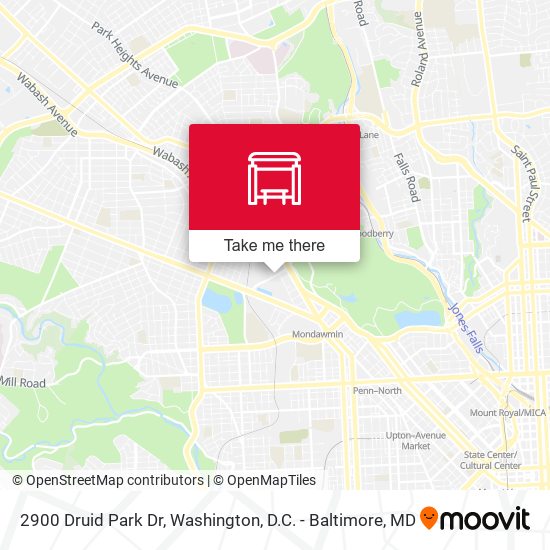 2900 Druid Park Dr map