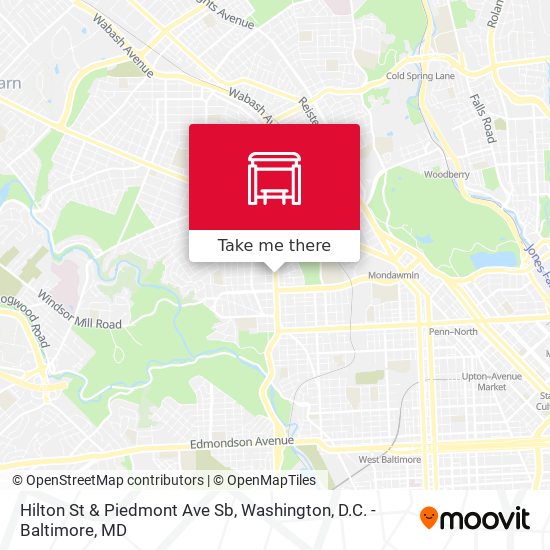 Mapa de Hilton St & Piedmont Ave Sb
