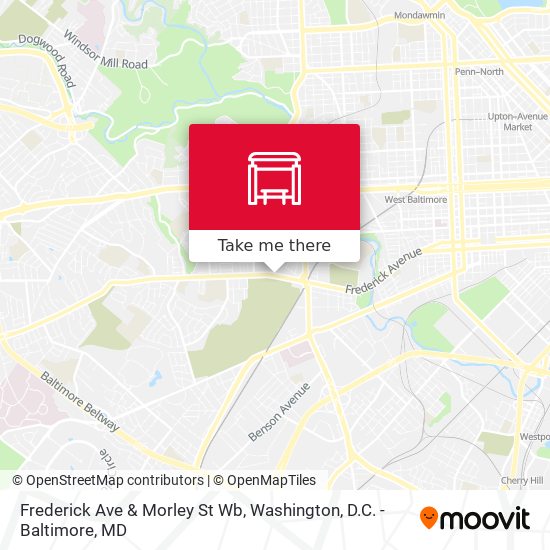 Frederick Ave & Morley St Wb map