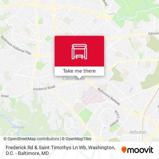 Mapa de Frederick Rd & Saint Timothys Ln Wb