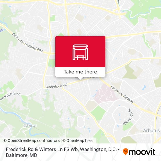 Mapa de Frederick Rd & Winters Ln FS Wb