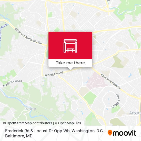 Mapa de Frederick Rd & Locust Dr Opp Wb