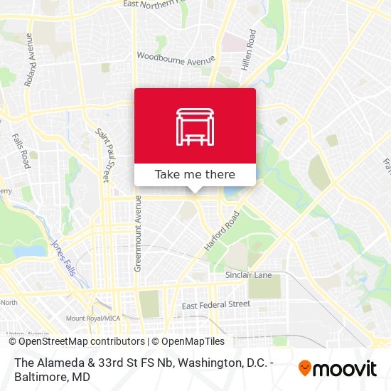 Mapa de The Alameda & 33rd St FS Nb