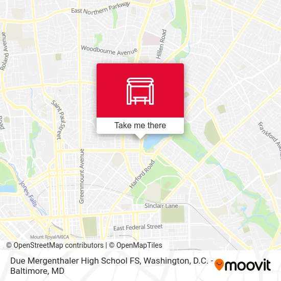 Due Mergenthaler High School FS map
