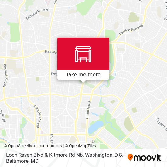 Mapa de Loch Raven Blvd & Kitmore Rd Nb