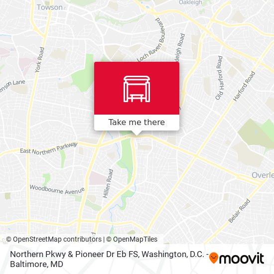 Mapa de Northern Pkwy & Pioneer Dr Eb FS
