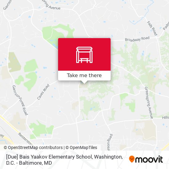 [Due] Bais Yaakov Elementary School map