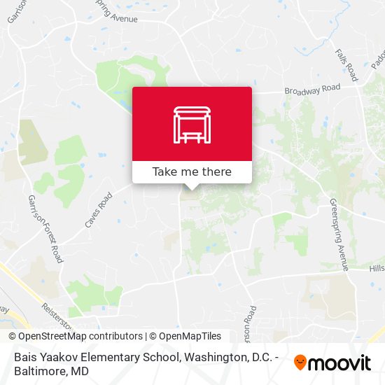 Mapa de Bais Yaakov Elementary School