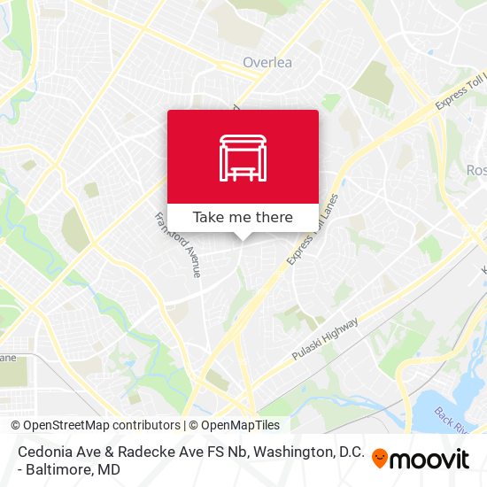 Mapa de Cedonia Ave & Radecke Ave FS Nb
