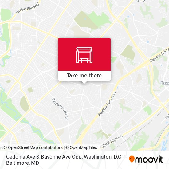 Mapa de Cedonia Ave & Bayonne Ave Opp