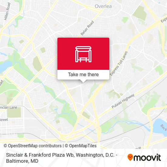 Mapa de Sinclair & Frankford Plaza Wb