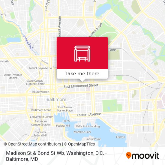 Mapa de Madison St & Bond St Wb