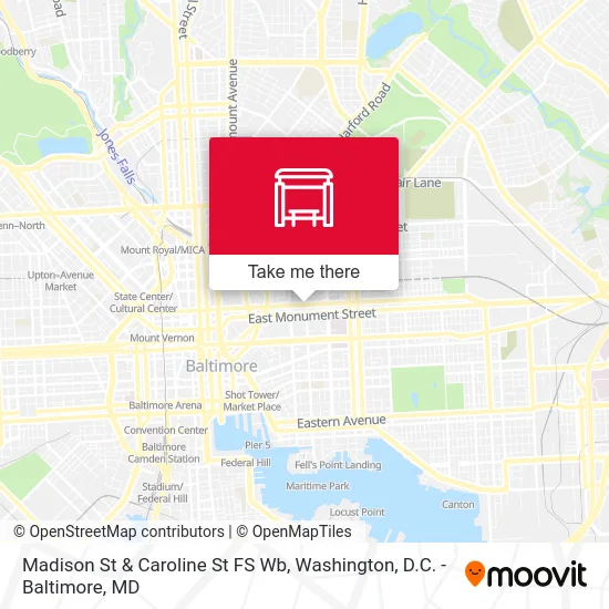 Madison St & Caroline St FS Wb map