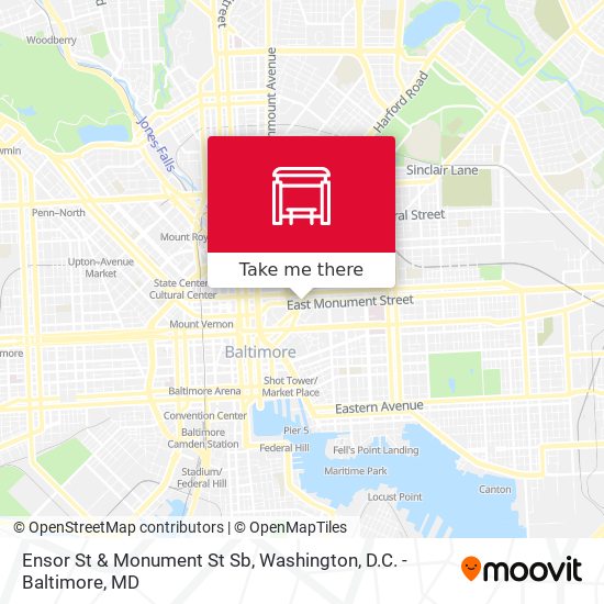 Mapa de Ensor St & Monument St Sb