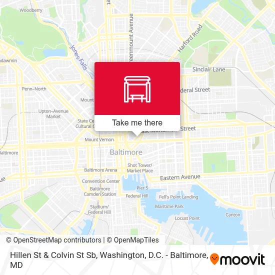 Hillen St & Colvin St Sb map