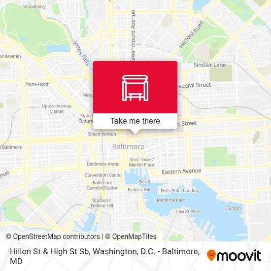 Hillen St & High St Sb map