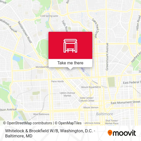 Whitelock & Brookfield W/B map