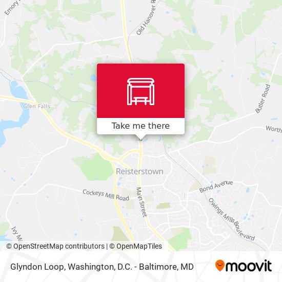 Glyndon Loop map