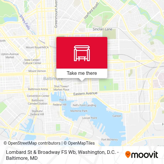 Lombard St & Broadway FS Wb map