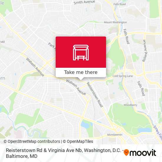 Mapa de Reisterstown Rd & Virginia Ave Nb