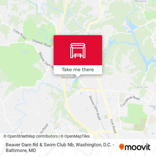 Mapa de Beaver Dam Rd & Swim Club Nb