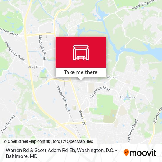Mapa de Warren Rd & Scott Adam Rd Eb