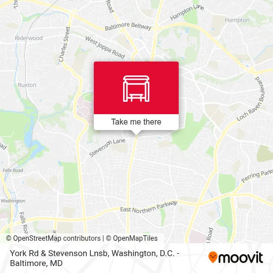 York Rd & Stevenson Lnsb map