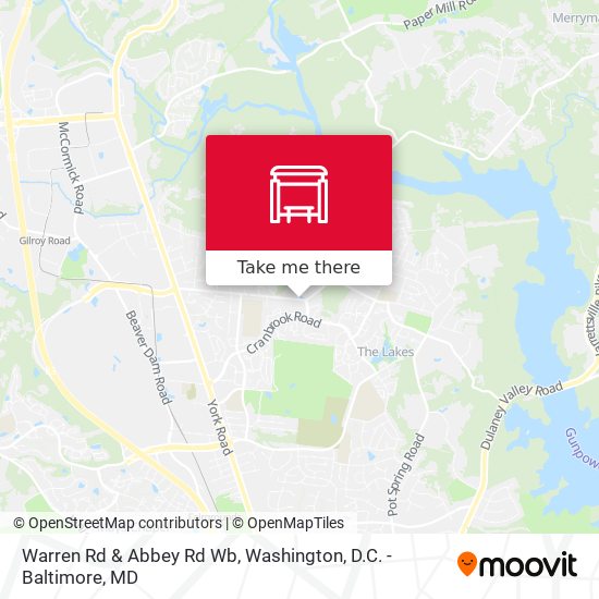 Mapa de Warren Rd & Abbey Rd Wb