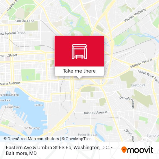 Mapa de Eastern Ave & Umbra St FS Eb