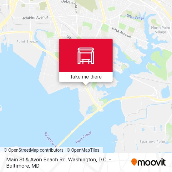 Main St & Avon Beach Rd map