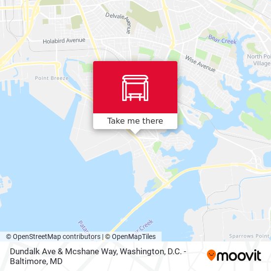 Mapa de Dundalk Ave & Mcshane Way