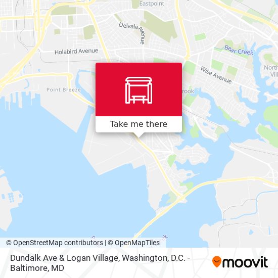 Dundalk Ave & Logan Village map