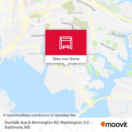 Mapa de Dundalk Ave & Mornington Rd